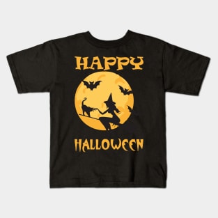 Happy Halloween Witch Kids T-Shirt